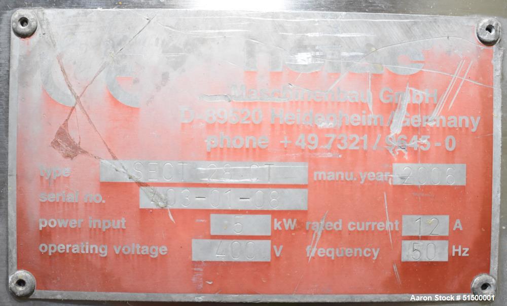 Used Holac SECT 28 CT High Volume Portion Cutter